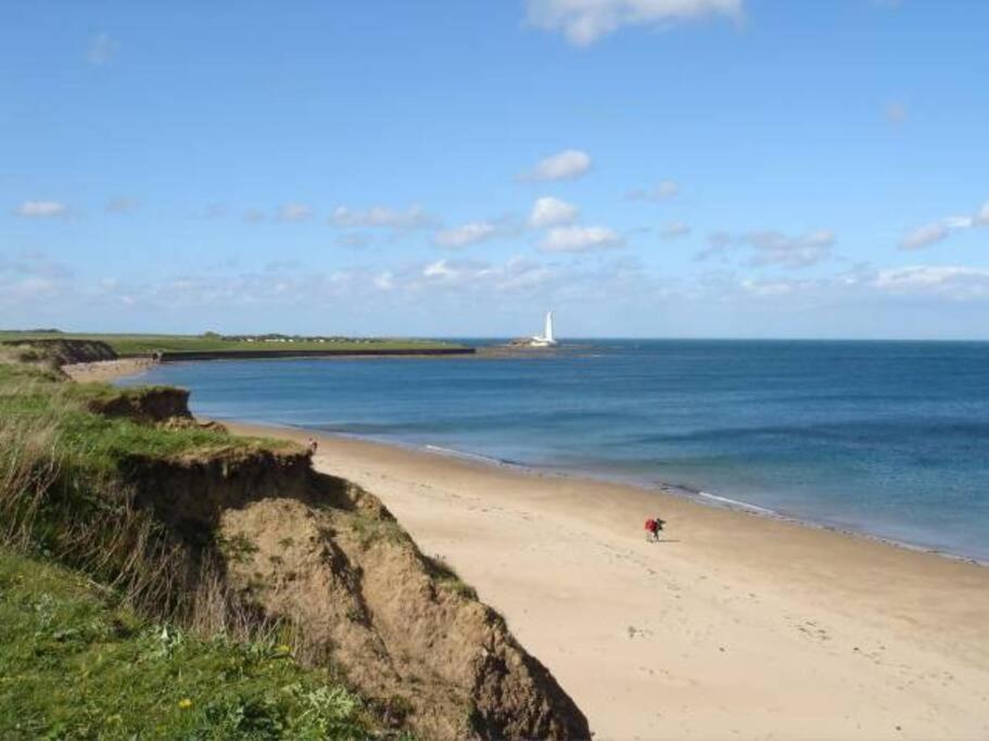 Hightide Seaside Apartment With Beach & Spanish City Views Whitley Bay Dış mekan fotoğraf