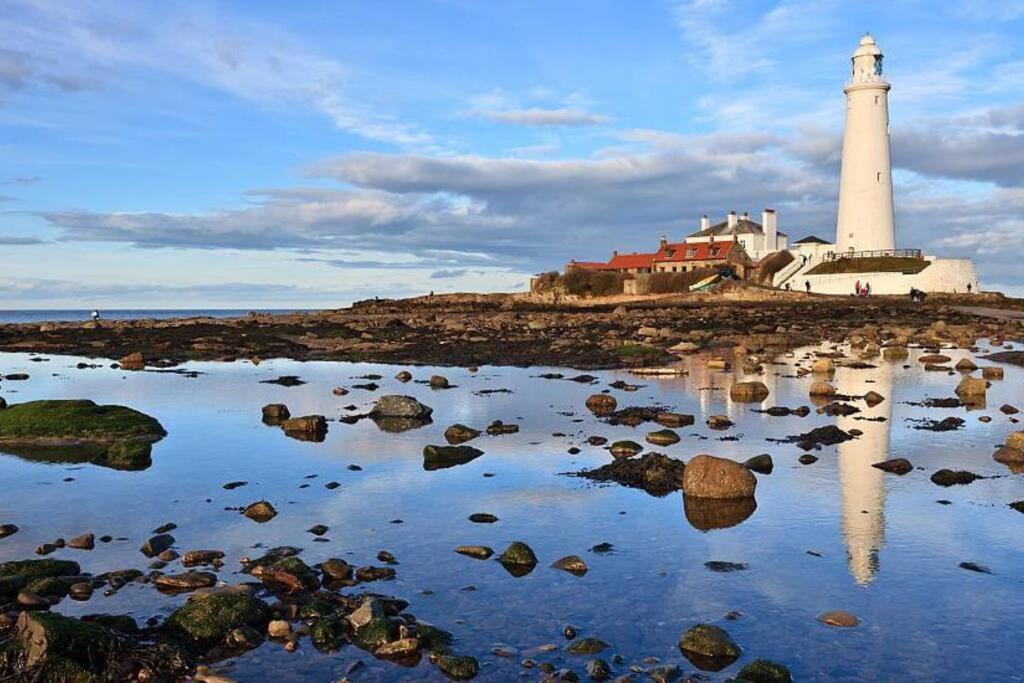 Hightide Seaside Apartment With Beach & Spanish City Views Whitley Bay Dış mekan fotoğraf