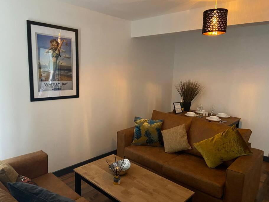 Hightide Seaside Apartment With Beach & Spanish City Views Whitley Bay Dış mekan fotoğraf